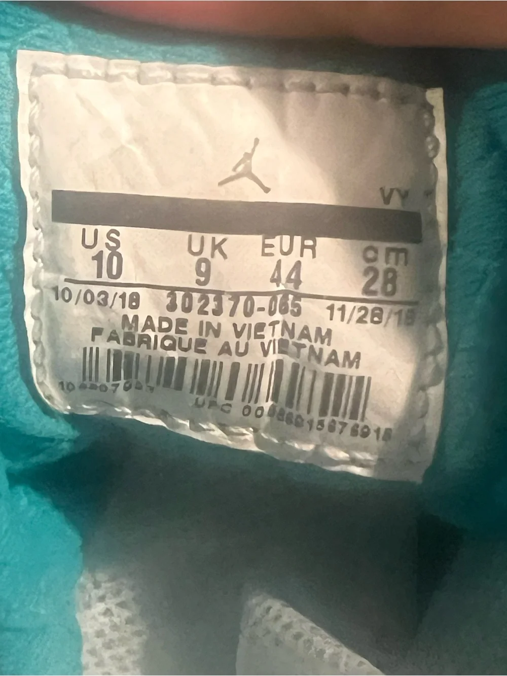 Jordan 9 Retro “Dream It Do It” Men’s Size 10